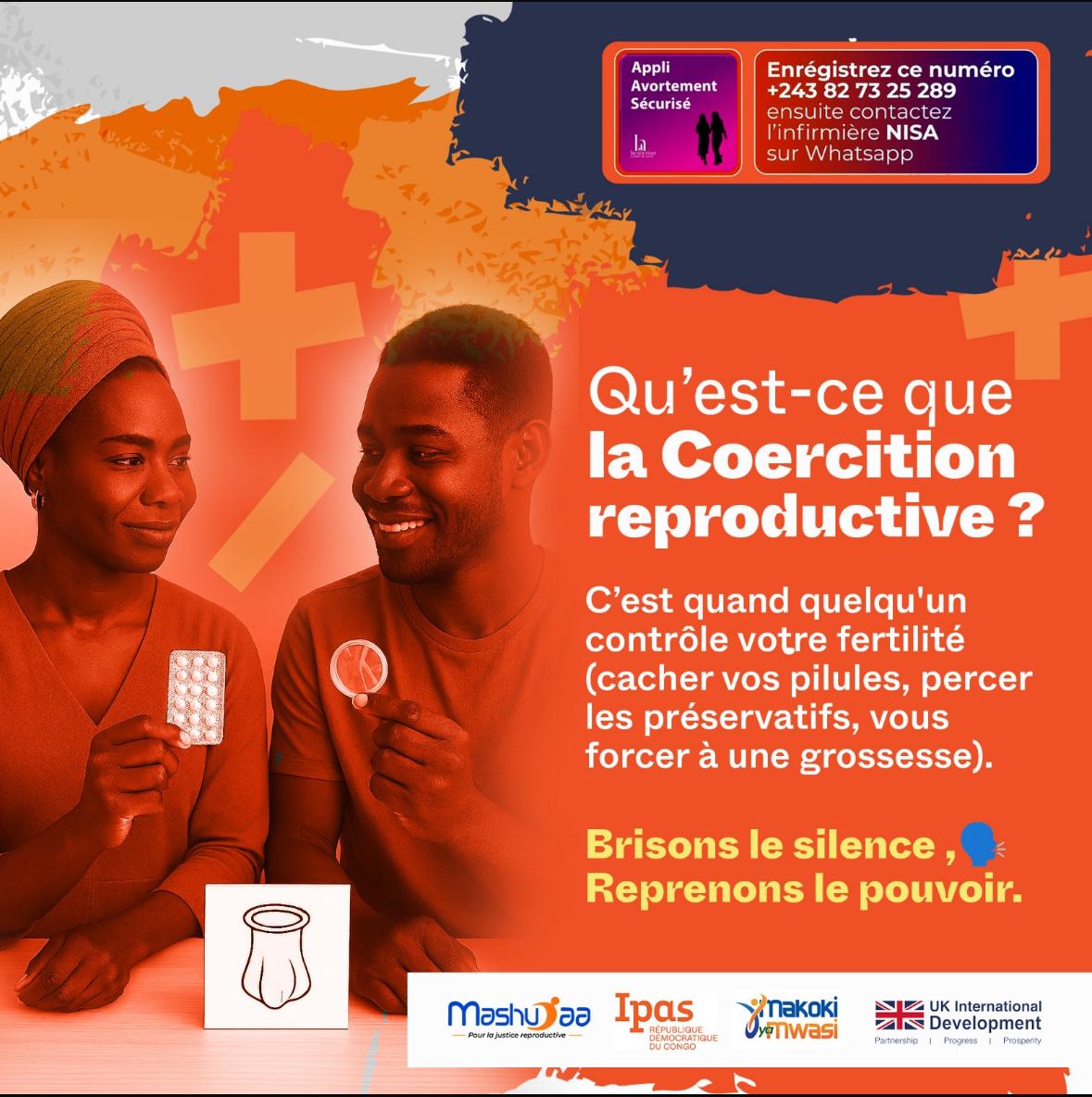 jcjeanclaude10's tweet photo. J2
#SantéSansFrontière
Dame, Quand qlqu'un contrôle votre fertilité (cacher vos pilules, percer les préservatifs, forcer à une grossesse). Cela renvoie à une coercition reproductive! Face à ça, briser le silence et reprenez le pouvoir
#MakokiYaMwasi
@makokiyamwasi
@UKinDRC https://t.co/90fkPQEhS0