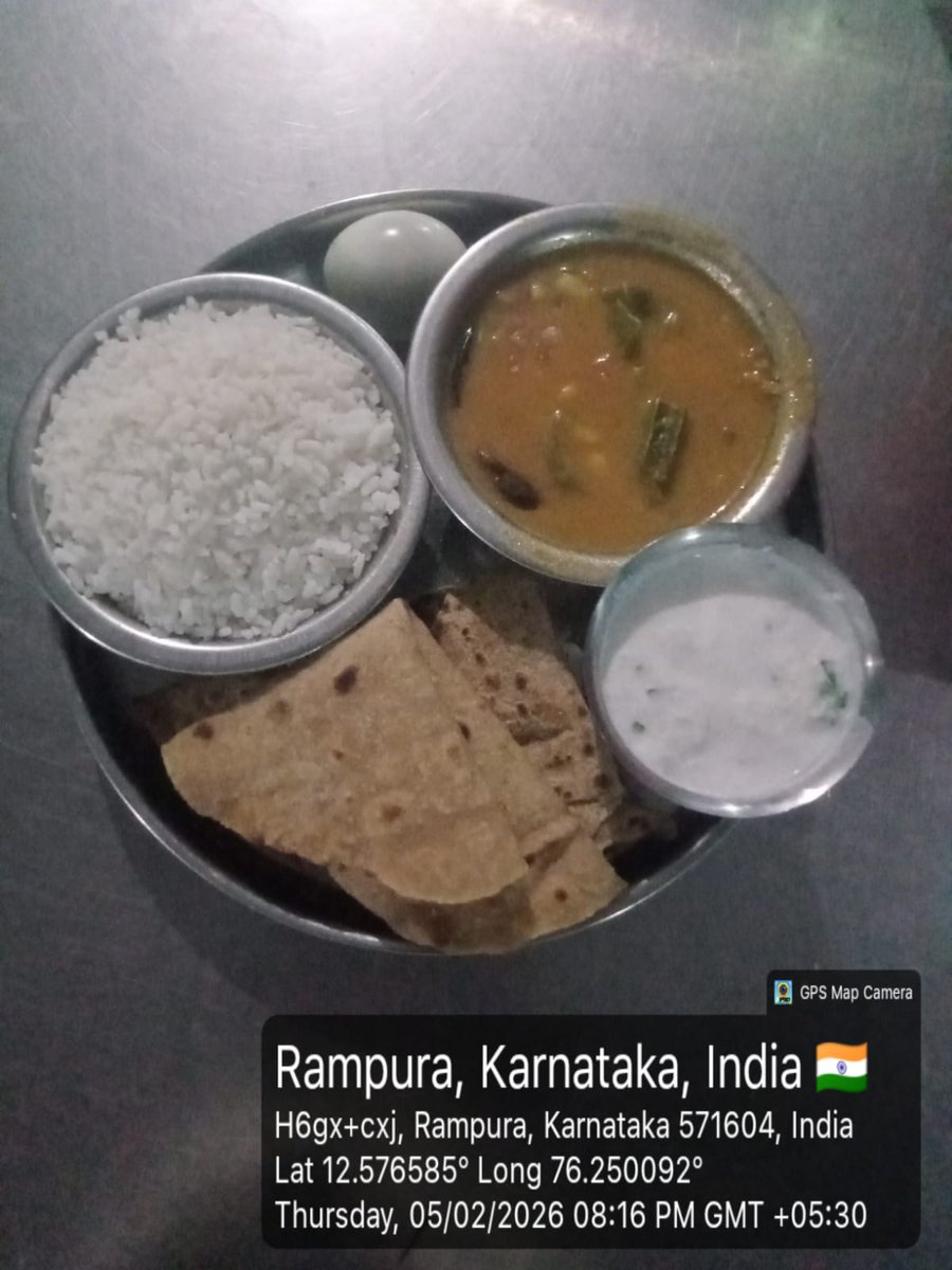 MDRS118RAMPURA's tweet photo. 05/02/2026
Night Dinner https://t.co/sz9tX3GH4o