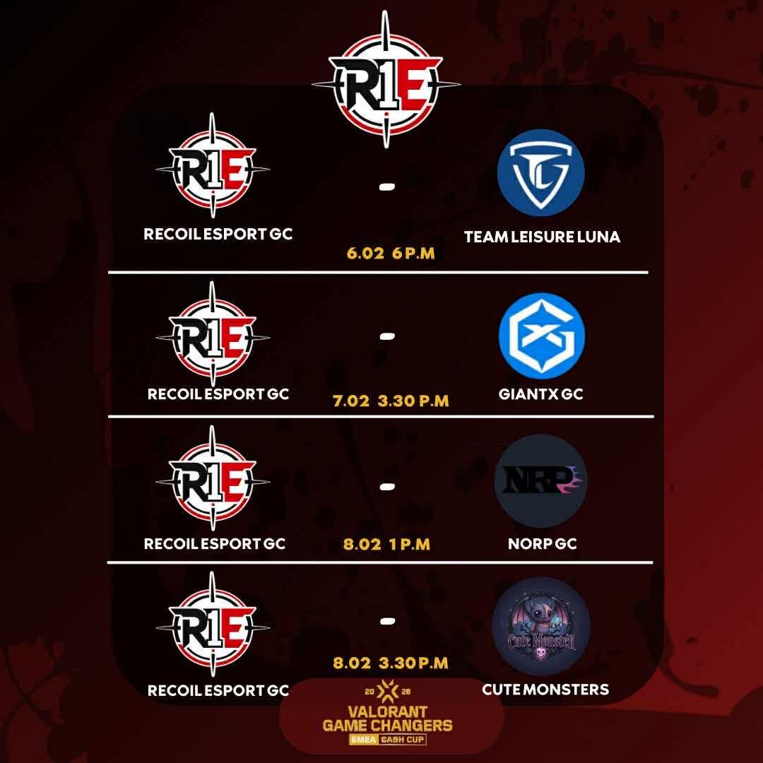 RECOIL ESPORT tweet media