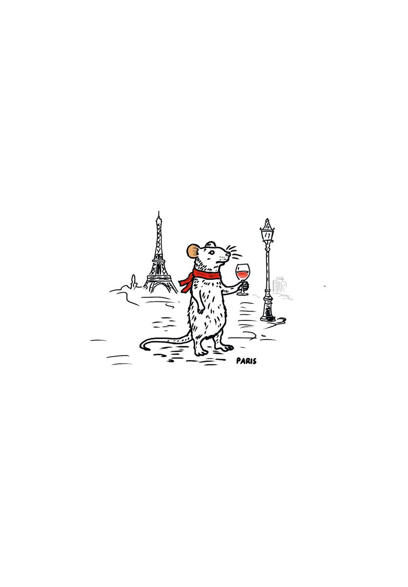thoughtssketch's tweet photo. In Paris, even the rats know how to enjoy life🐀🇫🇷

#Illustration
#ArtTwitter
#VisualStorytelling
#CitiesAsAnimals
#paris https://t.co/csC0Zqf0Pp