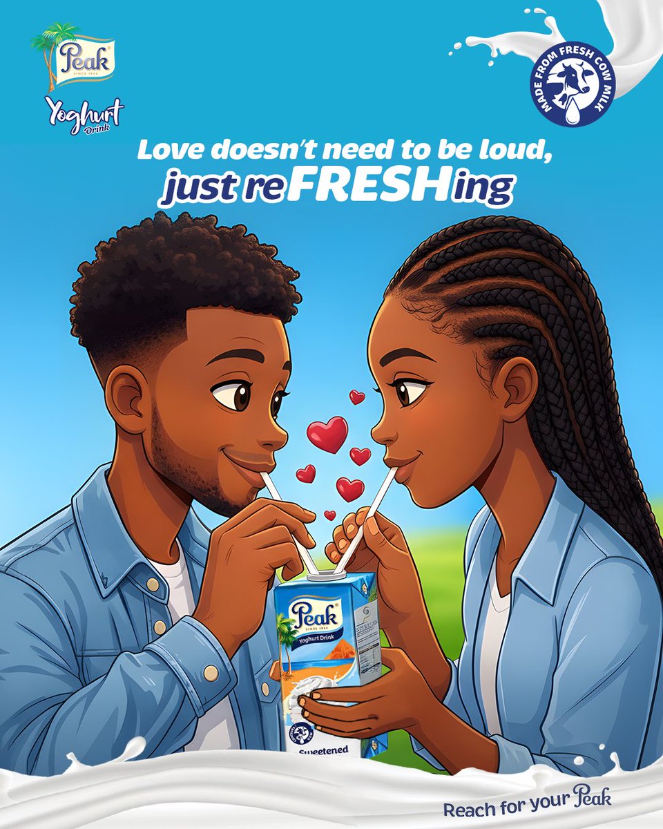 In this month of love ❤️ 

Where love speaks softly in shared smiles and reFRESHing Peak Yoghurt in every sip.

#PeakYoghurt