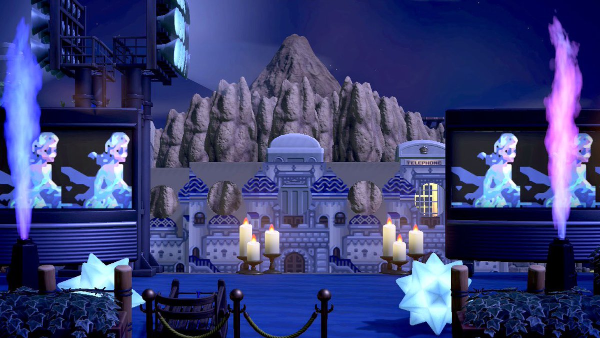 Pigutou's tweet photo. ビリーヴ！〜シー・オブ・ドリームス〜
⛄️アナ雪シーン🎬

#あつ森　#ACNH  #AnimalCrossing  #Disney #ディズニーシー https://t.co/tLVEm5RYj9