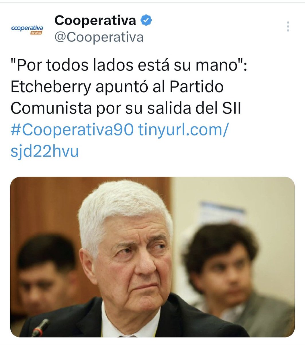 Entonces, la purga es obligatoria, por el bien de los chilenos.