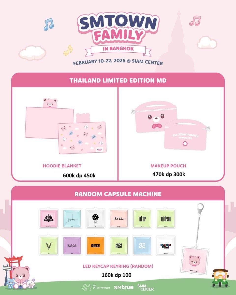 OPEN JASTIP 
SMTOWN FAMILY IN BANGKOK OFFICIAL MD

- CLOSE 12 FEB 2026
- HC READY INA 13 FEB
- HARGA DAN DP TERCANTUM
- ADA GO WAWA
 #SMTOWNFAMILYinBKK
JASTIP BANGKOK
JASTIP BKK