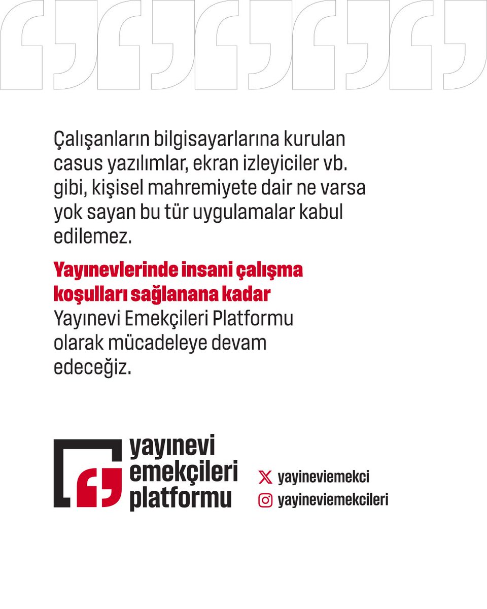 Yayınevi Emekçileri Platformu tweet media