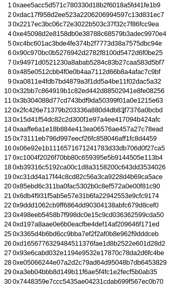 A huge thank you to everyone who participated in our CoinWallet install giveaway! 

We’ve officially disbursed 10 USDT to each of our 30 lucky winners. 🚀💰

Check the list below to see if your address made the list! 👇