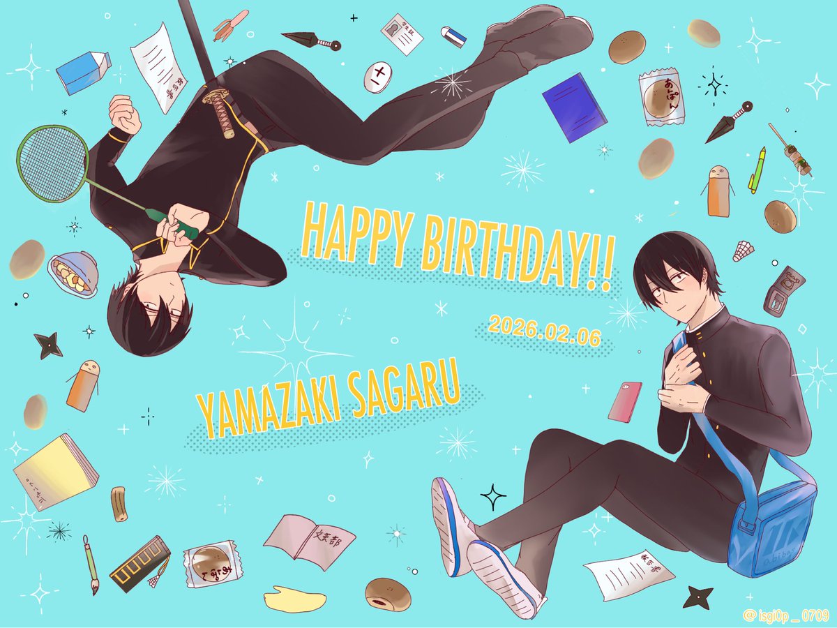 isgi0p_0709's tweet image. #山崎退生誕祭2026
#山崎退誕生祭2026
#山崎退　

誕生日おめでとう✨
去年❸Zと原作のクロスオーバー描かれてる方沢山居て私描いてなかったので😚💓

映画でどう活躍してくれるのかな！楽しみ😌
ずっとずっと大好きだよー！！