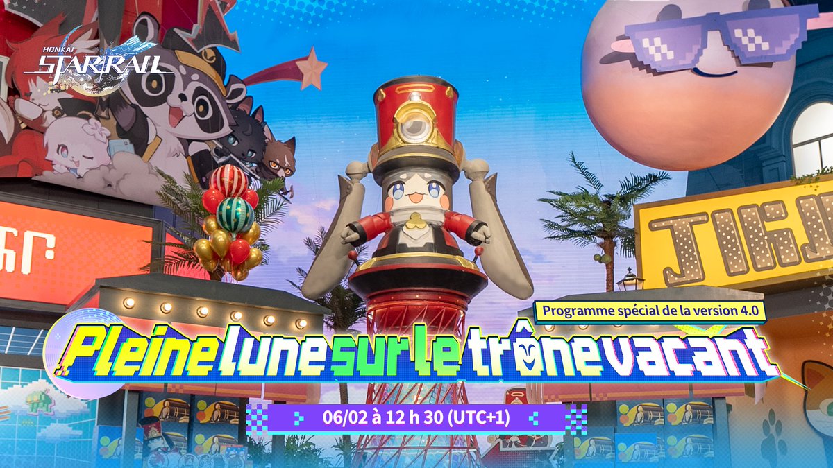 honkaisrfr's tweet photo. 🎁 | Participez à la discussion #HSRSpecialProgram pour avoir une chance de gagner des Pass du Star Rail
Le programme spécial de la version 4.0 de Honkai : Star Rail sera diffusé le 06/02/2026 à 12 h 30 (UTC+1).
YouTube : https://t.co/K768q9O65f

Partagez ce post avec le hashtag #HSRSpecialProgram et participez aux discussions.
Nous sélectionnerons au hasard 50 participants et offrirons à chacun d'entre eux Pass du Star Rail ×10 en récompense.

Date limite de cet événement : 06/02/2026 à 16 h 59 (UTC+1)

Attention : https://t.co/7LPFusVVkw

#YaoGuang #Sparxie
#HonkaiStarRail #HSRSpecialProgram