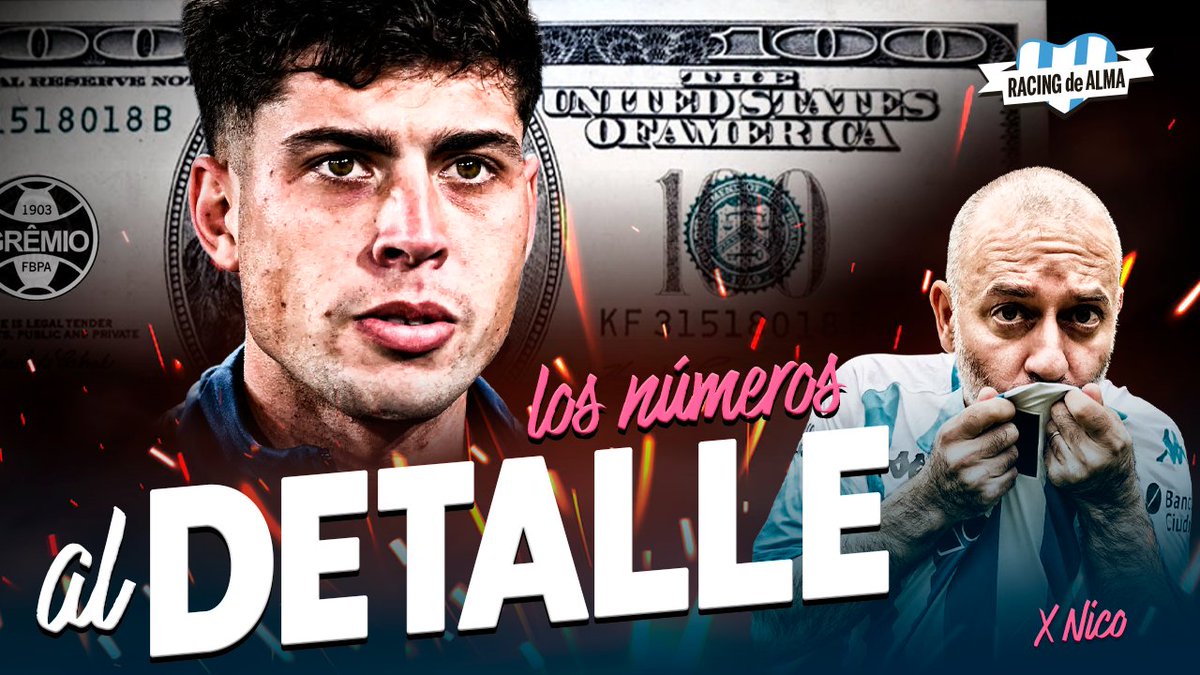 Todo sobre la venta de Nardoni a Gremio. Los números, lo que le quedará ahora, el porcentaje que conserva a futuro y en cuánto lo pagó realmente Racing en 2023.
youtu.be/drJaPiJY5OA
