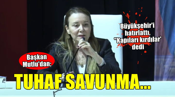 sonkaleizmir's tweet photo. Başkan Mutlu'dan tuhaf savunma... 

⚡️Büyükşehir'i ima etti, "Kapıları kırdılar" dedi! 

VİDEOLU>>>> 

https://t.co/7qTTfyWUUF 

@KonakBel @nilufercmutlu #konak #izmir #sondakika https://t.co/qCt4wUR54q