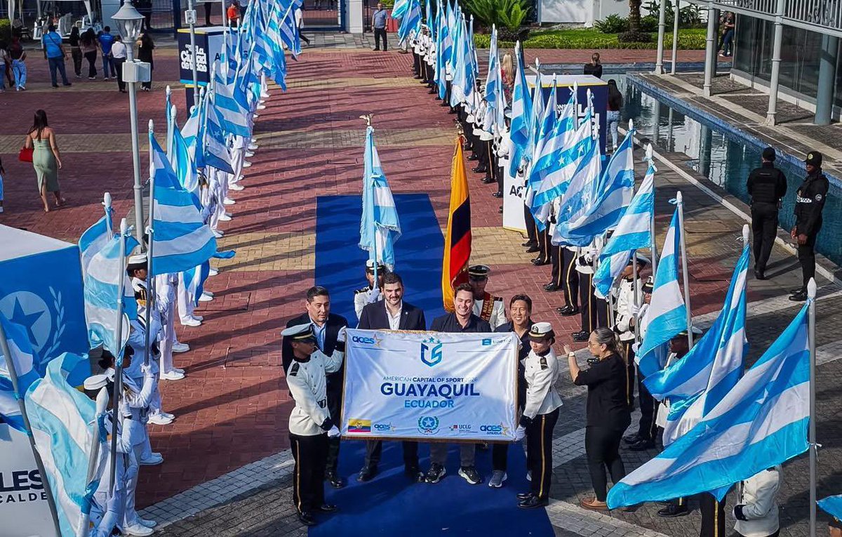 Guayaquil hace historia.

Somos oficialmente Capital Americana del Deporte 2026.

El deporte es política pública: inclusión, cohesión comunitaria y reconstrucción del tejido social, en línea con nuestro PAZSECOG 2024–2030.

Más espacios seguros, más oportunidades para niños y