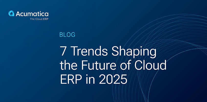 Cloud ERP is evolving fast. Discover 7 key trends, including agentic AI, automation, and cybersecurity, that will shape the future of business operations. Read more: map.acumatica.com/xl/dcv8snpq0pa…