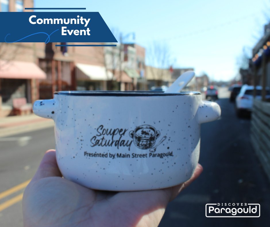 DiscoverPGD's tweet photo. Souper Saturday is all about spreading the love a little further! ❤️ Purchase a bowl and spoon, then take a tasty tour of our local businesses. At each stop, you’ll enjoy soup and the chance to learn about the charities making a difference in our community.
📅 Sat, February 21 https://t.co/DeZFnanZja