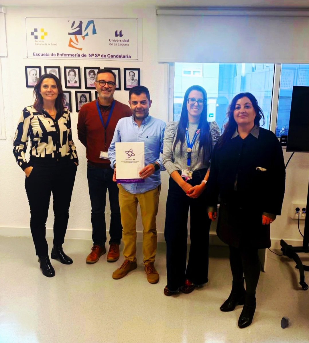 Trasladamos la enhorabuena a los cinco profesores de nuestra #EUENSC <a href="/ULL/">Universidad de La Laguna</a> obtienen ayudas del programa mecenazgo de <a href="/AlumniULL/">Alumni ULL</a> para fomentar su labor docente en sus líneas de investigación 💯