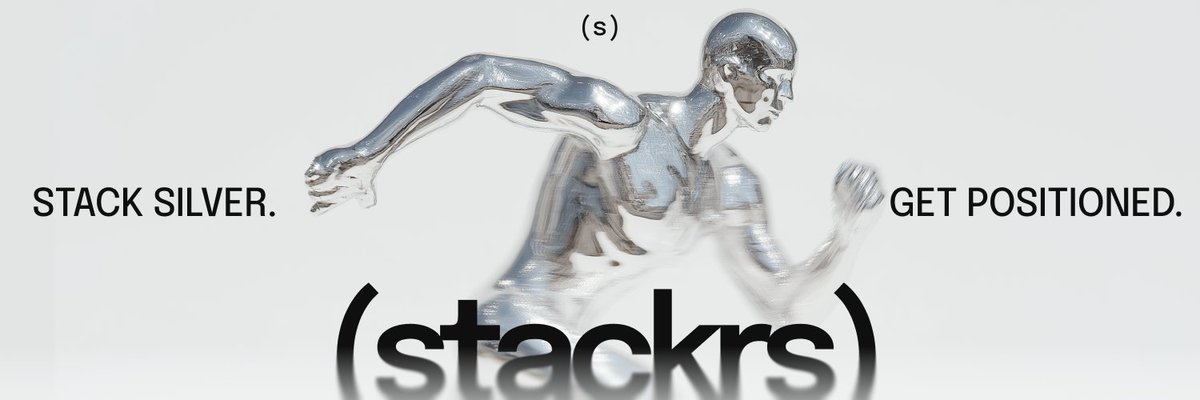 Silver is real. Scarce. In demand.  

But it has no native home on-chain.    

No primitives.  
No liquid rails.  
No coordination for crypto capital.    

That's the gap we're closing.    

STACKRS is the rally point for silver on-chain — forming now, ahead of tokenized silver.