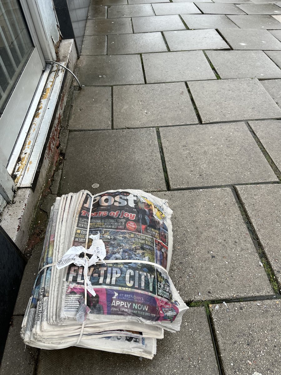 Apparently fly-tipping is a real issue around Bristol.