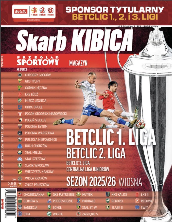 Od jutra w sprzedaży, a w środku m.in.:
– duży materiał o tym, jak Wisła Kraków wyprzedza większość kraju w korzystaniu z big data
– duży wywiad z dyrektorem sportowym Polonii Bytom Tomaszem Stefankiewiczem
– kulisy rewelacyjnej jesieni Legii II

Warto.