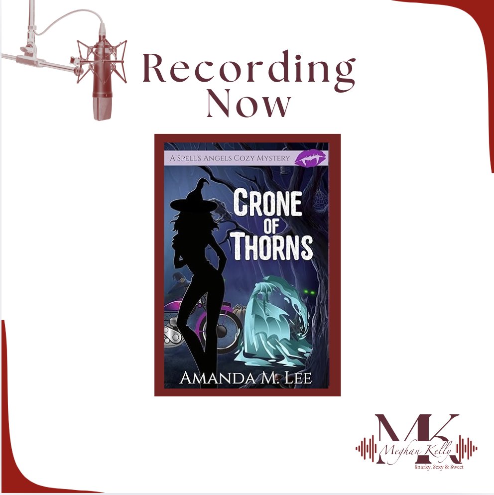 MeghanKNarrates's tweet photo. COMING SOON! Crone of Thorns: A Spell's Angels Cozy Mystery Book 15 by the AWESOME Amanda M Lee!! Scout and Crew back for another amazing Michigan fight! COMING SOON!
EBOOK- https://t.co/R4Jk1YuYzS
#cozymysteryaudiobook #WitchesWithBenefits #AmandaMLee https://t.co/Z7Nl30TTdS