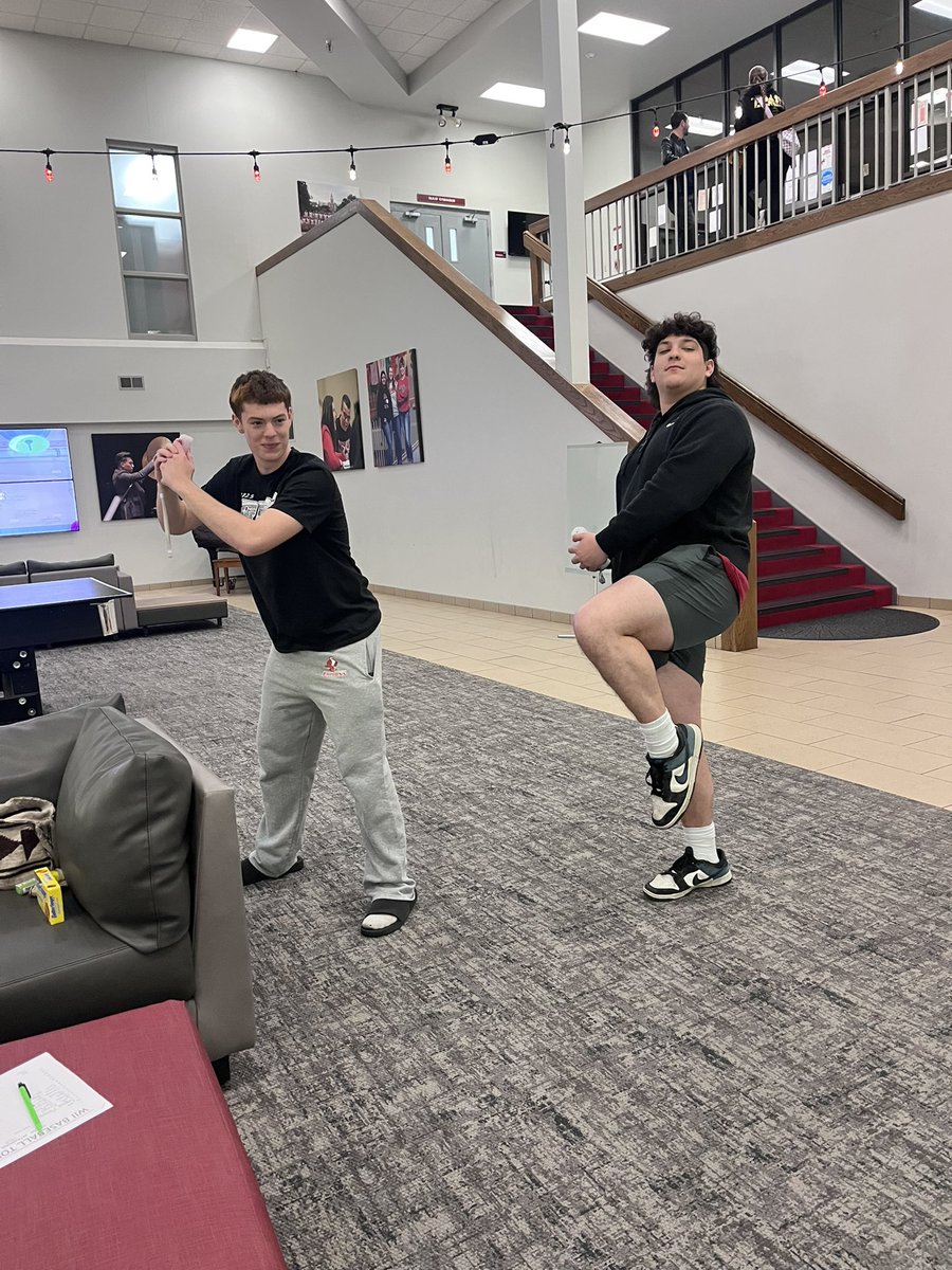 Congrats to our WII baseball champion Cameron!