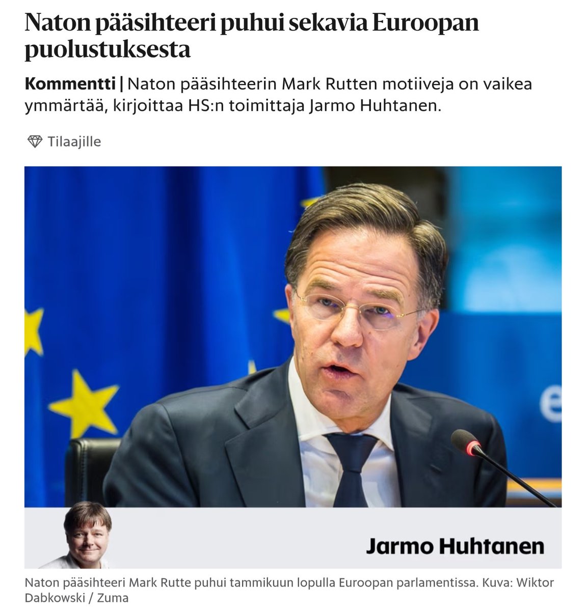 PenttiImmonen1's tweet photo. Jotenki tämä heppu ei vaan sovi Naton pääsihteeriksi! 😯
#puudeli #sekoilu #vaihtoon #kukatänkeksi https://t.co/CimtDBlMFR