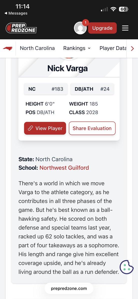 Only up from here <a href="/PrepRedzoneNC/">Prep Redzone North Carolina</a>