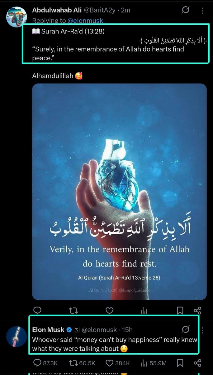 BaritA2y's tweet photo. Even if all the money in the world were gathered, true happiness would still escape them. And even without wealth or luxury, we have what money can’t buy—peace and contentment from Allah. Alhamdulillah. https://t.co/BnmHE1yznq