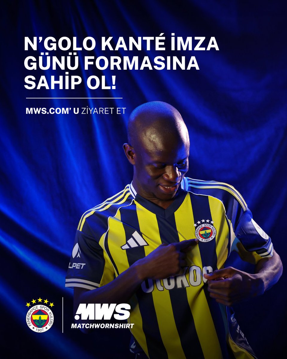 N'Golo Kanté'nin Sarı Lacivert Çubuklu Altında İlk Günü! 💛💙

Bu özel günden İmzalı Çubuklu, Deplasman ve Alternatif Formaları şimdi sadece MatchWornShirt web sitesinde.

🔗 l.mws.com/bWd9o1