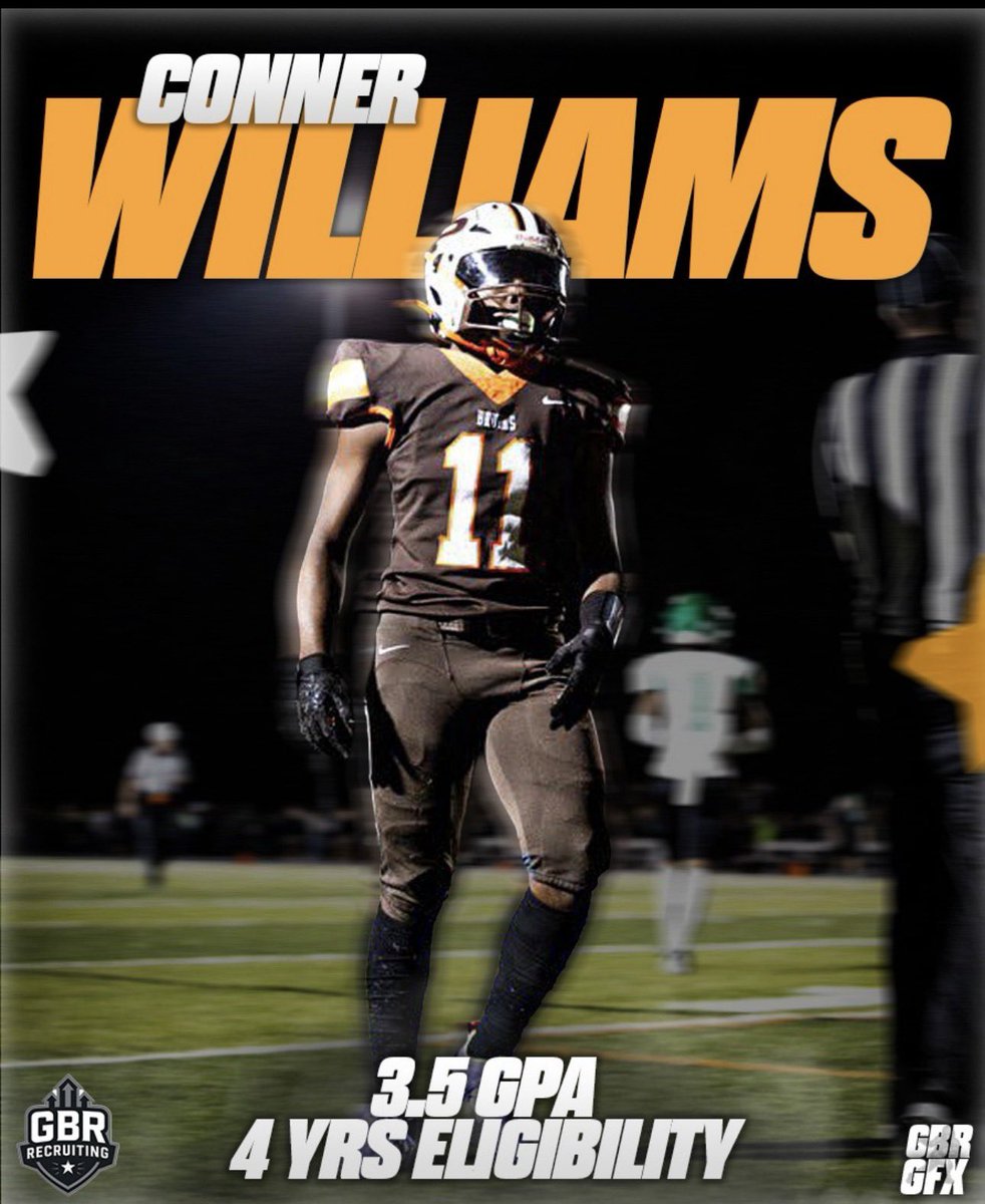 Conner Williams ATH 3.5 GPA- 4 years eligibility tweet media