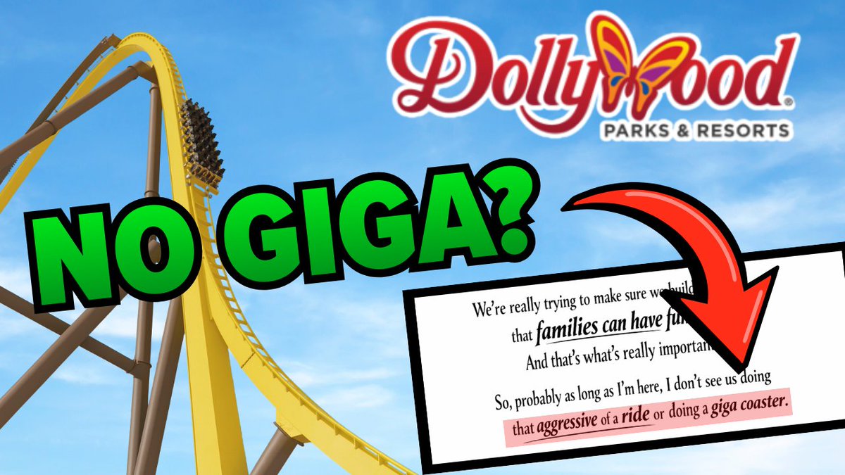 Dollywood Says NO To A Giga Coaster — What Comes Next? 👀 🎢

▶️ --  youtu.be/97waRR7nvzI