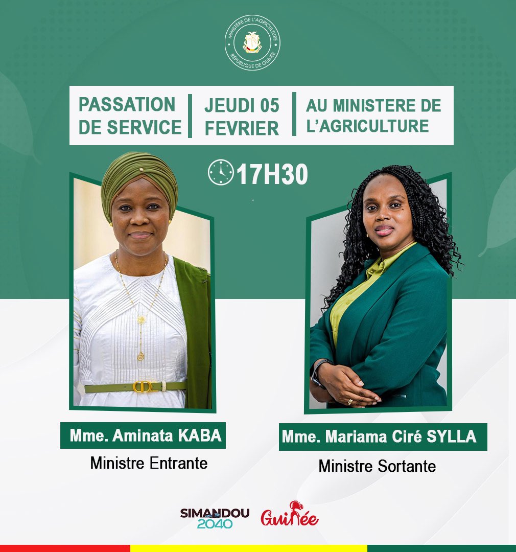 Ministère de l’Agriculture de Guinée tweet media