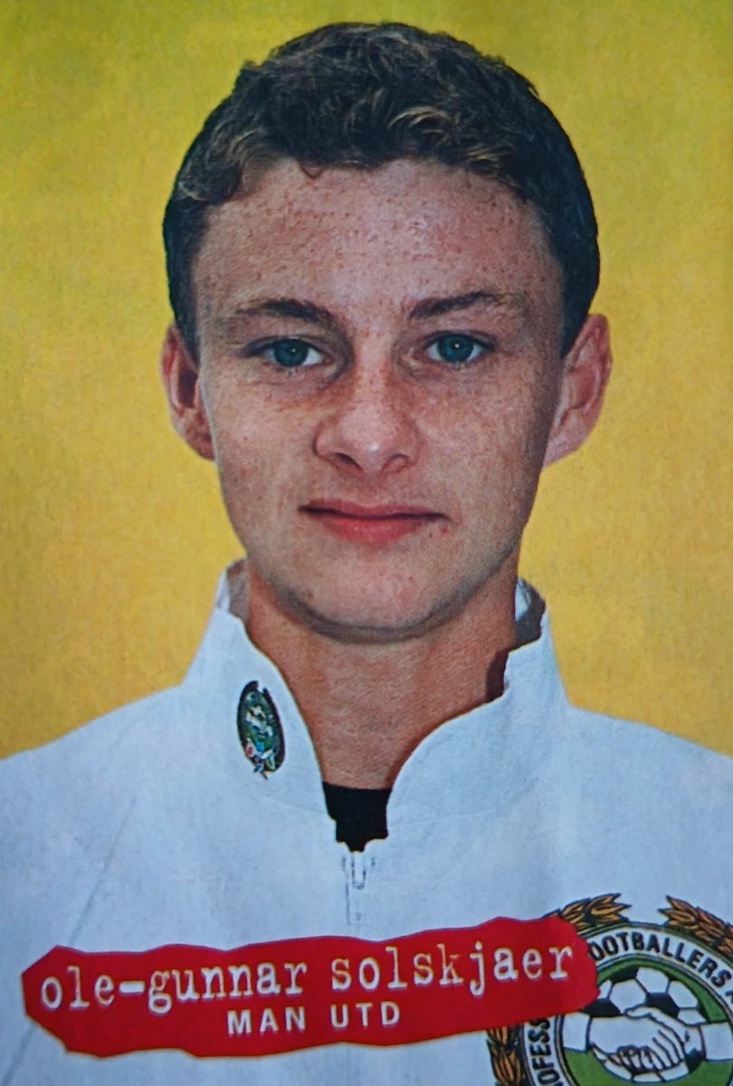 PremiershipYrs's tweet image. Look at this little lad, in his very first year as a Premiership player.

He scored eighteen goals in his debut season... even though he's clearly only ten years old. Impressive. #MUFC