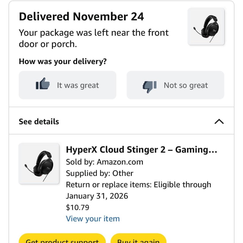 $10 HEADSET PRICE ERROR SHIPPED