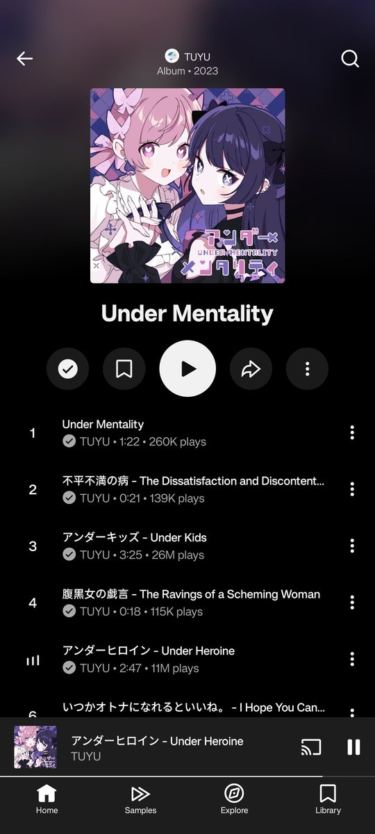 Wrdnsss's tweet photo. UNDER MENTALITY IS BACK O.O (I instantly downloaded lol) https://t.co/mKgTsdyA5V