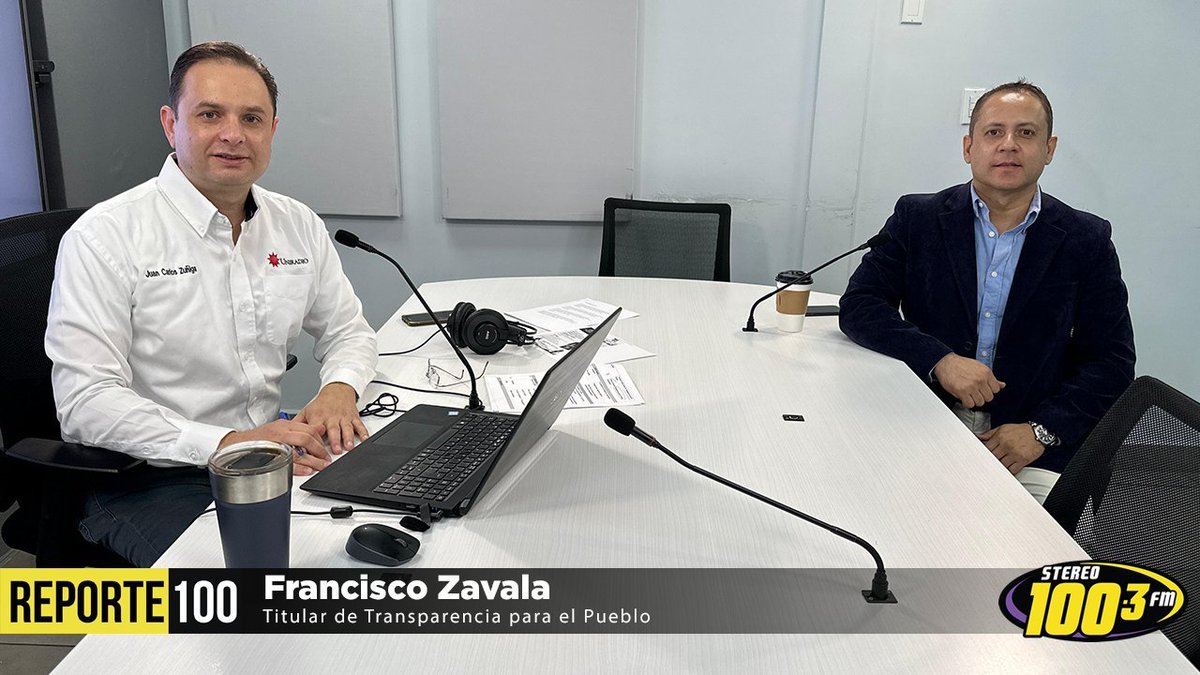 El titular de Transparencia para el Pueblo, <a href="/zavala_fco/">F.J. Zavala-Segura</a>, platicó en #Reporte100 con <a href="/juanczuniga/">Juan Carlos Zúñiga</a> acerca de cómo va Transparencia para el Pueblo Sonorense.

Escucha la entrevista completa aquí:👇🏼
youtu.be/iSFRr9BZp8Q