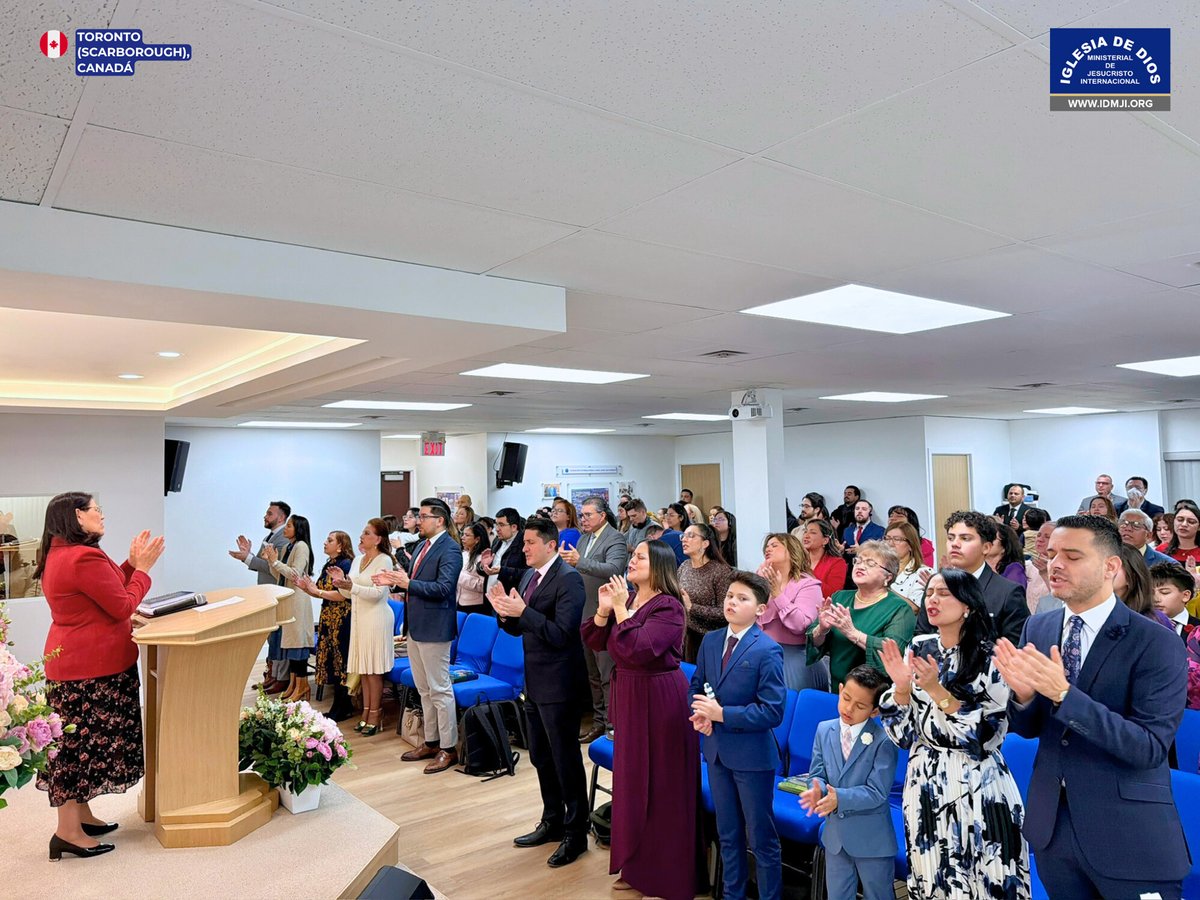 IDMJIoficial's tweet photo. 🇨🇦 Fotos: Inauguración Iglesia del Este de Toronto (Scarborough), Canadá Enero 2026
https://t.co/8fOXr1bjE3

Con inmensa alegría queremos compartir que el día 24 de enero se vivió un momento de gran gozo y bendición con la apertura del templo en la zona Este de la ciudad de Toronto (Scarborough), Ontario, Canadá. Los hermanos se congregaron con alegría, dando gracias a Dios y compartiendo testimonios del crecimiento de la iglesia y de las promesas que el Señor ha cumplido al conceder esta nueva sede.

Este templo tiene capacidad para 100 creyentes. La inauguración fue presidida por la Hermana Carmen Molina y el Hermano Julián Sepúlveda, supervisores de la Iglesia en Canadá.

Los hermanos de toda esta zona de Toronto y sus alrededores se encuentran profundamente agradecidos, en primer lugar con nuestro Dios, quien hace posible todas las cosas, y también con nuestra Hermana María Luisa Piraquive, el Hermano César Eduardo Moreno, la Hermana Angela Oviedo y con toda la Junta Directiva de la Iglesia de Dios Ministerial de Jesucristo Internacional, por permitir que la iglesia se estableciera en esta zona, dado que les queda más cerca de sus viviendas y les quedará más fácil congregarse.