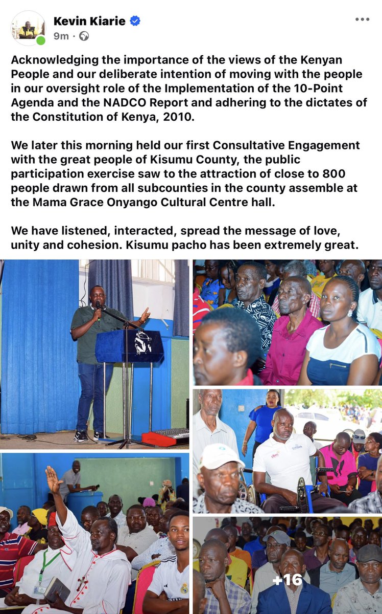_kiarie_'s tweet photo. Later on at Kisumu Pacho with close to 800 country people drawn from all subcounties in Kisumu https://t.co/9V5gk6i9gt
