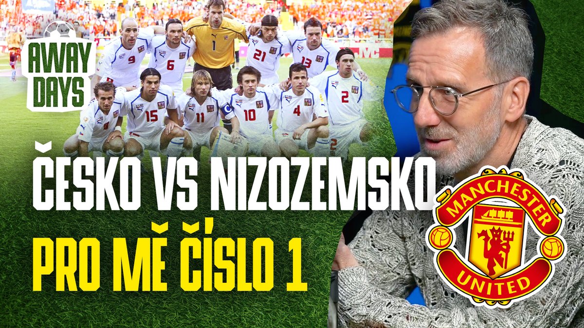 🔥 V Away Days je nejčastěji zmiňovaným zápasem utkání Česko – Nizozemsko na Euru 2004.🇨🇿🆚🇳🇱
Konečně jsme se na něj mohli zeptat i jeho přímého aktéra. A odpověď?
🗣️„I pro mě je zápas proti Nizozemsku číslo 1!“🔝

AWAY DAYS 74💚s Karlem Poborským🤩

📺youtu.be/w3f_V9wjydQ?si…