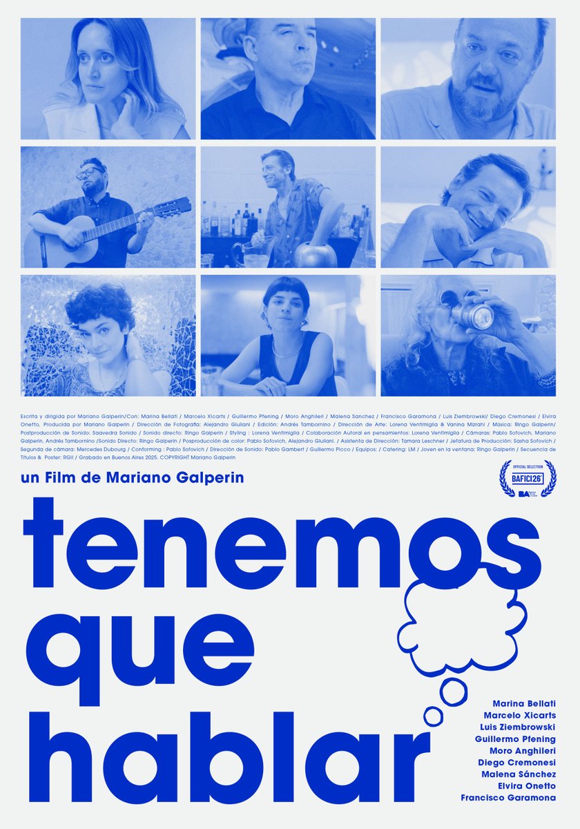 TENEMOS QUE HABLAR
Una película de Mariano Galperín
Estreno 5 de febrero en el Cine Gaumont - 20.30H
Con 
Marina Bellati
Marcelo Xicarts
Guillermo Pfening
Luis Ziembrowski
Malena Sánchez
Moro Anghileri
Diego Cremonesi
Elvira Onetto
Francisco Garamona
elrayoverdeblog.blogspot.com/2026/02/tenemo…