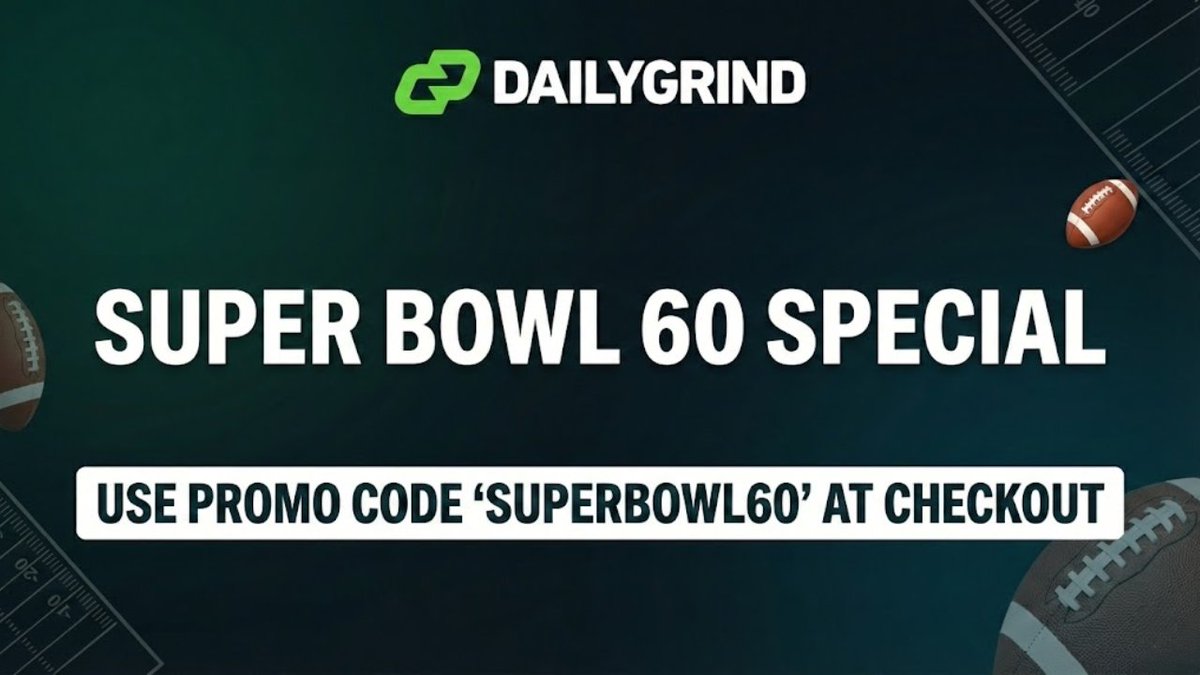 SUPER BOWL 60 IS ALMOST HERE 🏈

To celebrate, we are running a limited-time Super Bowl 60 sale with 60% off ALL Daily Grind Fantasy tools 🤝

Just use promo code "SUPERBOWL60" at checkout.
*60% off any product and any length (meaning you can use this to lock in an annual
