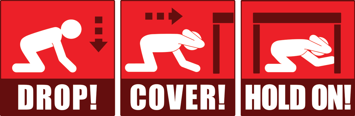 The SF Bay Area is welcoming a lot of visitors this weekend 🏈.  As the San Ramon swarm reminds us, felt quakes are not uncommon in the area, and larger quakes are always possible. You probably won't feel strong shaking, but if you do, DROP, COVER &amp; HOLD ON