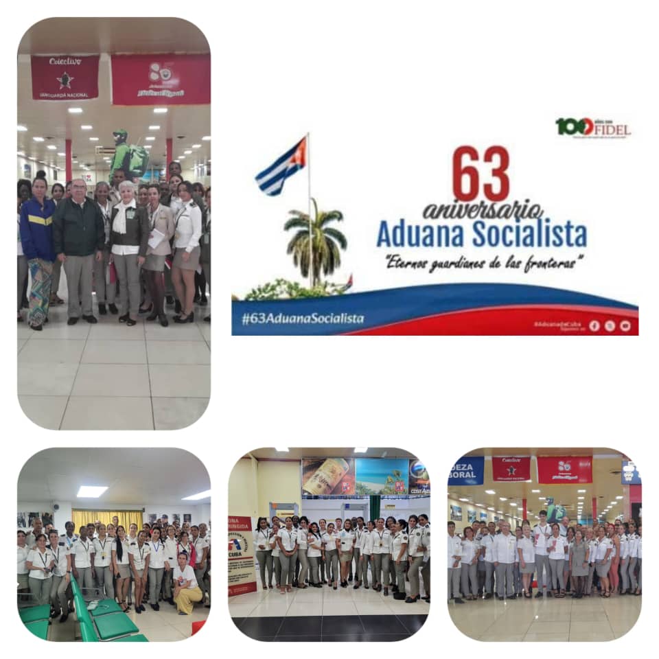 La #AduanaSocialista, se erige con honor, celebrando su misión y su entrega sincera, cuidando la frontera con amor y fervor. #OrgullosamenteAduaneros #MatancerosEnVictoria