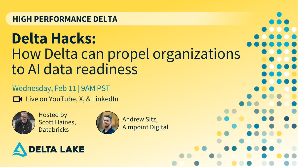 Delta Lake tweet media