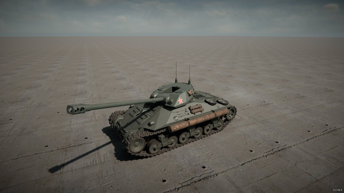 Roman_GTR's tweet photo. A new tank in #Sprocket.
A "replacement/upgrade" version of RT-10 Toddler.
RT-L12
Light-Medium Tank. 23.5 tonnes.
90x725mm gun with 220mm penetration, 30 rounds
4 crew members.
80kph max speed. https://t.co/UxzKYbehav