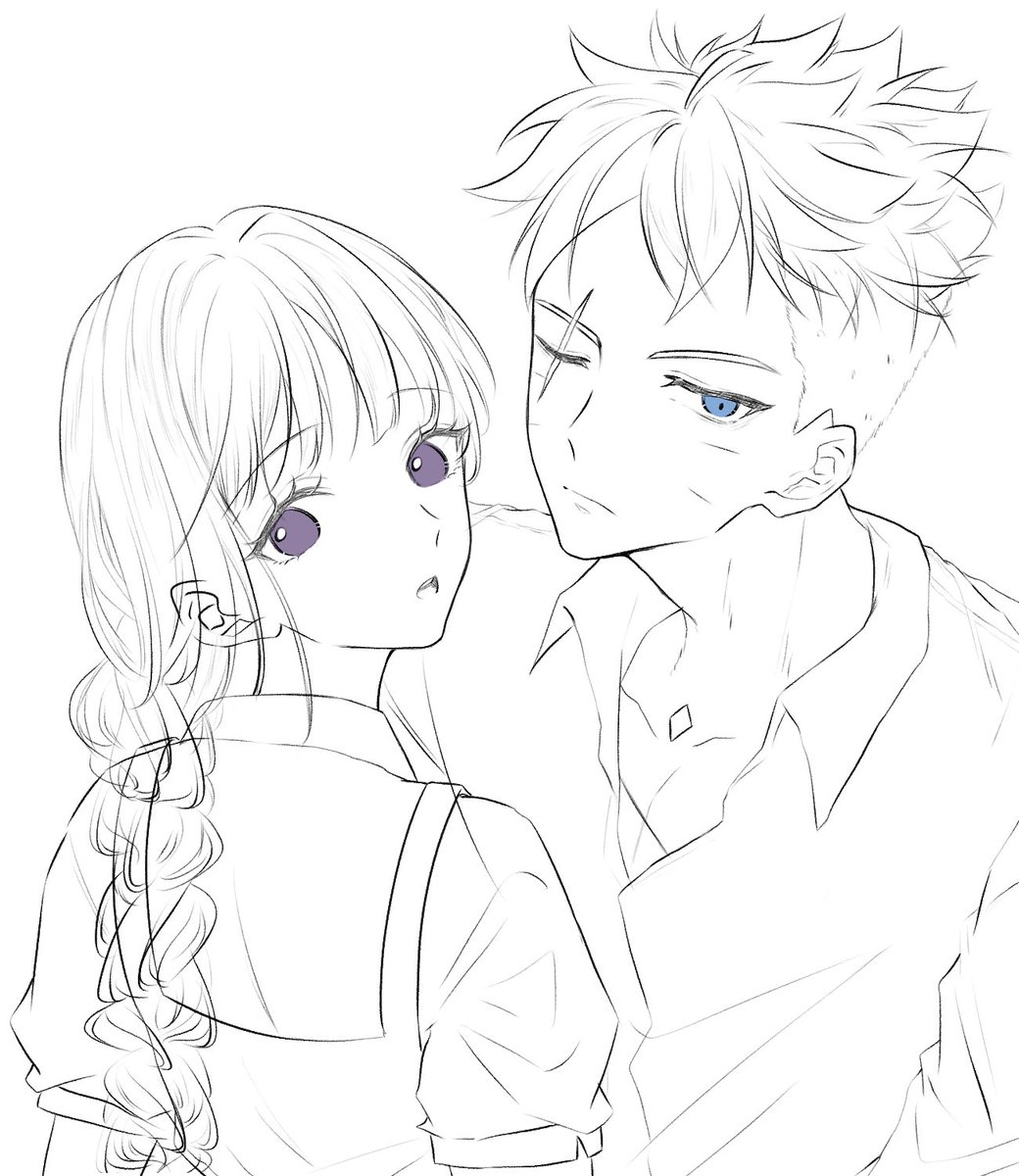 오랜만에 그린 보루스미💜
보루토 2부 헤어스타일 아직도 감을 못 잡겠음…..

お久しぶりのボルスミ
ボルトの髪マジ難しい🫠

Boruto #borutofa