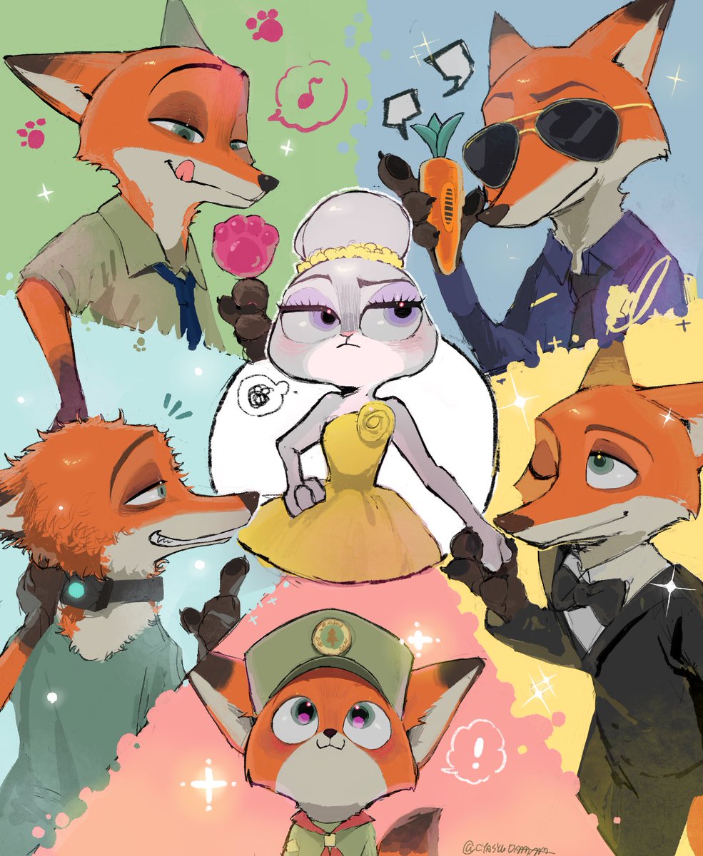 CYASYUDAAAAAAAA's tweet photo. NICK or NICK 💕
#Zootopia2 #wildhopps https://t.co/qk5eeGeSvV