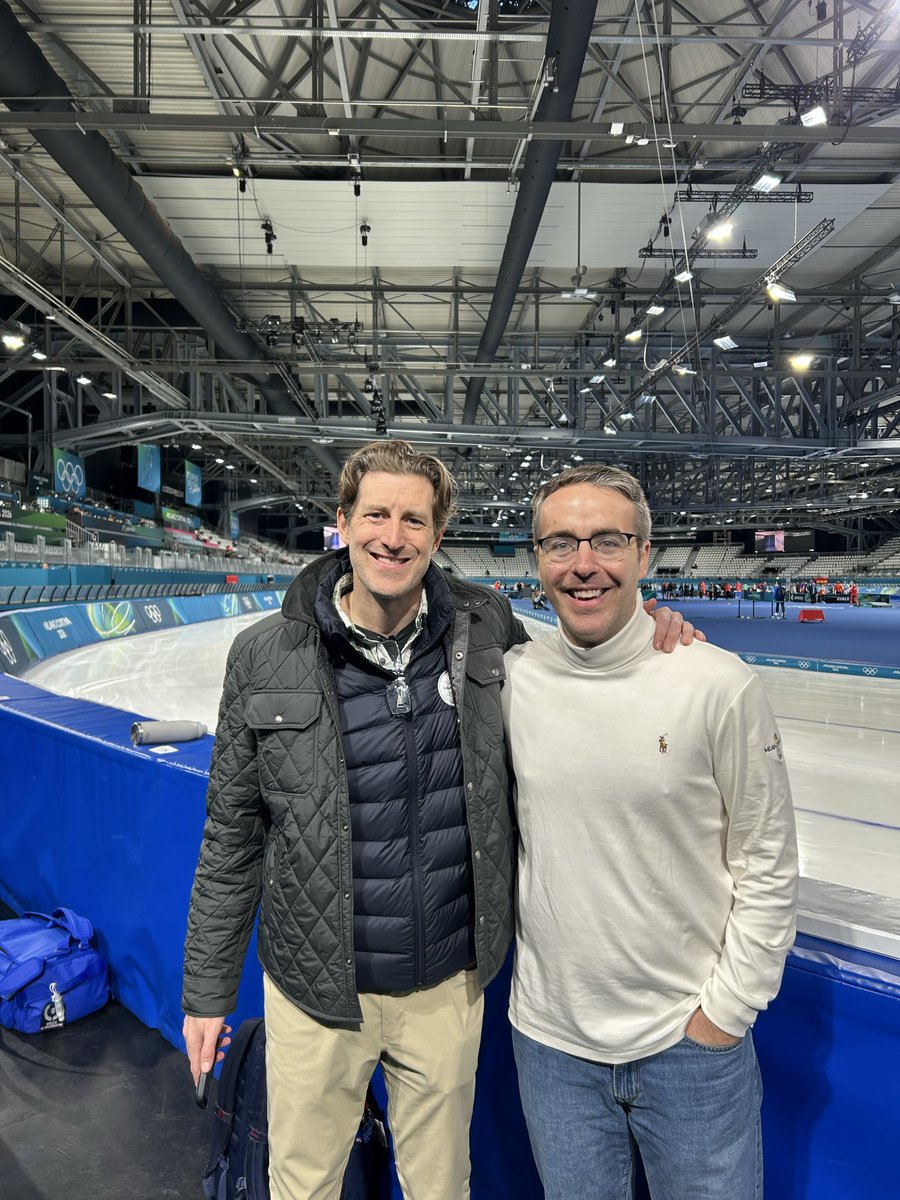 Been working with this guy for 5 years now and have loved every second of it. <a href="/JoeyCheek/">Joey Cheek</a> has made me fall in love with speed skating and I hope he will help you become a big fan, too. Looking forward to being in the booth at the oval starting Saturday.