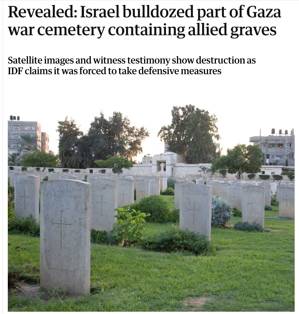 Israel, breaking new records, becomes the only country in the world in 2026 to intentionally desecrate Jewish graves. theguardian.com/world/2026/feb… and  jewishgen.org/databases/ceme…