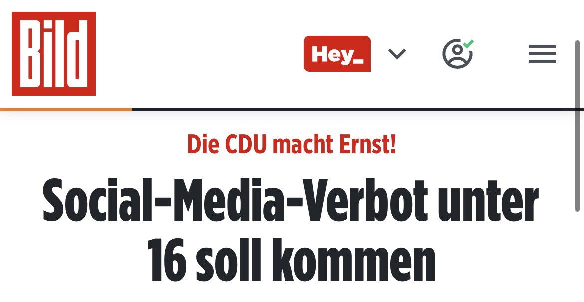 Grundrechte gelten übrigens auch für Menschen unter 16 Jahren. Zudem treibt der Vorschlag Jugendliche geradewegs in unregulierte Foren und Chatgruppen, in denen Jugendschutz schlicht nicht existiert. Die CDU-Idee ist nicht nur unterkomplex, sondern gefährlich – und ein
