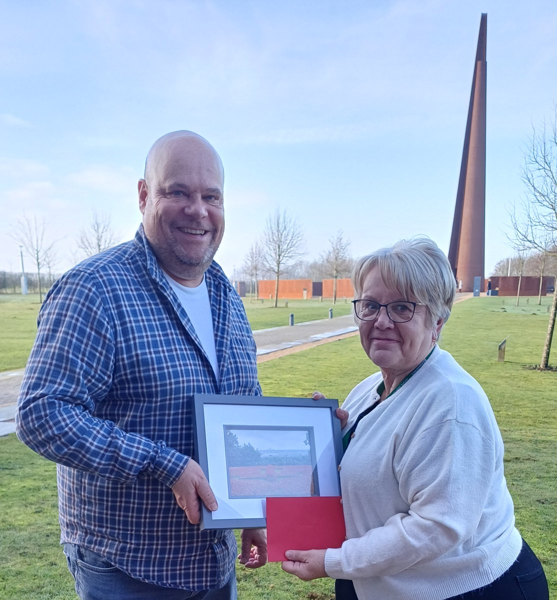 2aspirelearning's tweet photo. Congratulations to our 2025 Photo Competition winner 👏

We recently visited @IntBCC to present the prize for a stunning Lancaster Bomber poppy photo.

Inspired, he’s now taking a college course &amp; exploring volunteering! https://t.co/NTQ91LF8YN