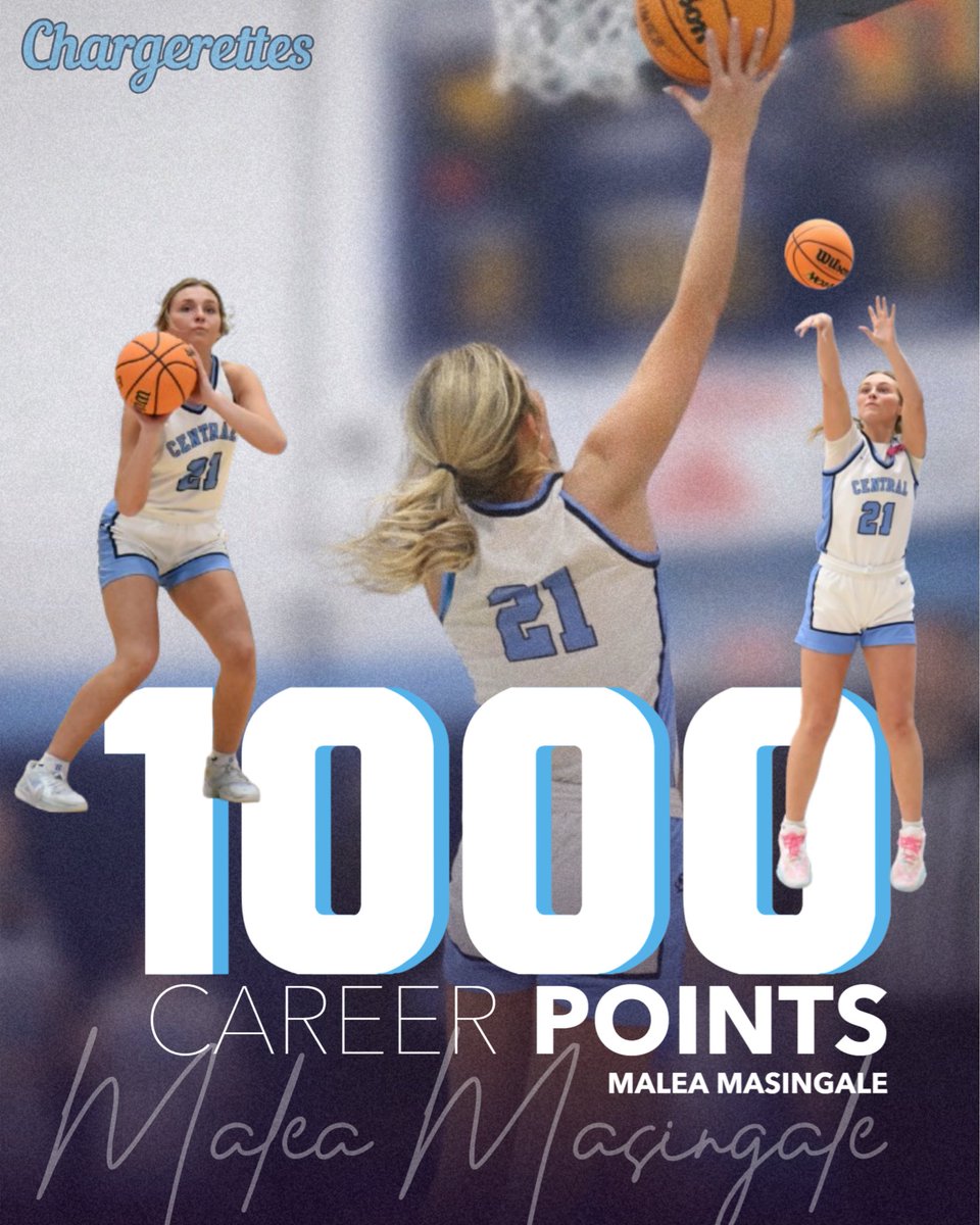 Welcome our newest member of the 1000 point club at Central High School, Malea Masingale! Malea accomplished this feat last night during the 3rd quarter in a 58-45 win over Meigs County! Congratulations, Malea!

<a href="/DrewCookIII/">Drew Cook</a> <a href="/DPASports/">Daily Post-Athenian Sports</a>